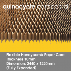Honeycomb Paper Flexi Core 10 x 2440 x 1220mm
