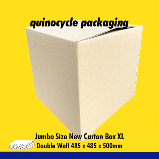 Jumbo Size New Carton Box XL (Double Wall) Kotak Pindah Rumah Saiz Besar 485 x 485 x 500mm