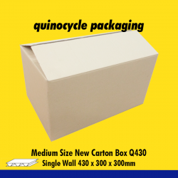 Medium Size New Carton Box Q430 (Single Wall) 430 x 300 x 300mm