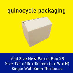 Mini Size New Carton Box XS (Single Wall) 170 x 115 x 150mm