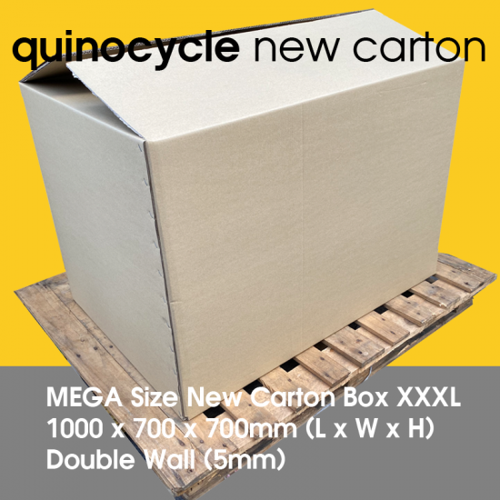 Mega Size New Carton Box XXXL (Double Wall) 1000 x 700 x 700mm