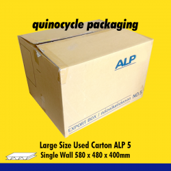 Large Size Used Carton Box ALP 5 (SINGLE WALL) 580 x 480 x 400mm